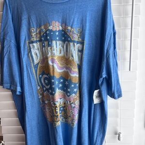 Billabong Blue Wild Mountain Tee